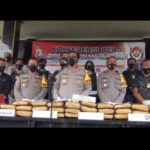 Polres Way Kanan Amankan 28,995 kg Ganja