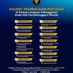 DKPP Akan Bacakan Putusan 13 Perkara