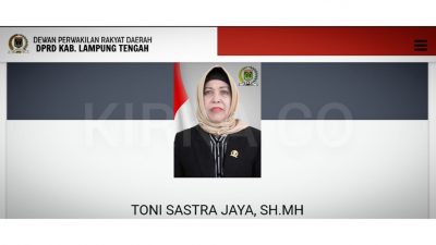 Website DPRD Lampung Tengah Salah Pasang Foto