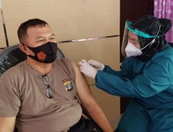 Polres Tanggamus Vaksinasi Covid 19 untuk Personil
