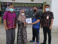 Dandim 0429 Serahkan Santunan Ahli Waris Kapten Imam Prayudi