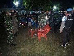 TNI-POLRI Gelar Operasi Prokes di Bandar Sribawono