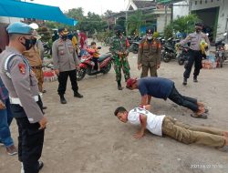 Warga Terjaring Operasi Yustisi Prokes di Labuhan Maringgai