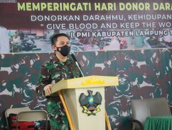 Kodim 0429 Lamtim Gelar Gerakan 1000 Kantong Darah 