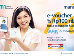 Cara dapat E-Voucher Indomaret dari Bank Mandiri