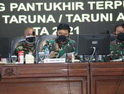Hadi Pimpin Pantukhir Terpusat Akademi TNI Tahun 2021