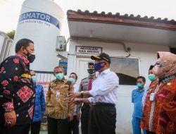 Menko PMK Cek Ketersediaan Oksigen Di Lampung