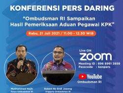 Ombudsman RI Umumkan Hasil Laporan Terkait TWK KPK