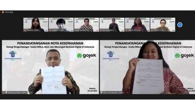 Kementerian Investasi dan Gojek Tandatangani MoU