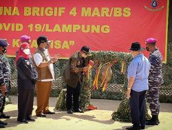 Pasukan Brigif 4 Marinir Peduli Warga Isoman