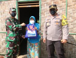 Dandim dan Kapolres Lamtim Berikan Bantuan Sembako