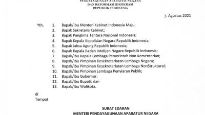 ASN Sektor Non Esensial Tetap WFH Secara Penuh