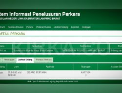 Polres Lambar Di Prapid TSK Dugaan Tipu Gelap Beras Bandes