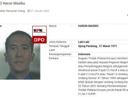 Pengejaran Harun Masiku Diupayakan KPK