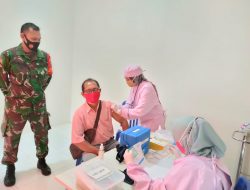 Kodim 0429 Lamtim Gelar Serbuan Vaksinasi Massal