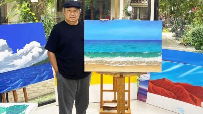 Viral Di Twitter Sosok SBY dan Karya Lukisannya