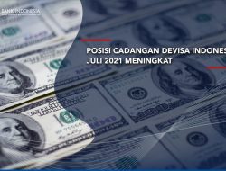 Cadangan Devisa Indonesia Juli 2021 Meningkat