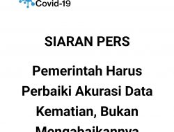 Pemerintah Harus Perbaiki Akurasi Data Kematian