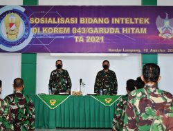 Inteltek Prajurit Korem 043 Ditingkatkan oleh Sintelad TNI AD