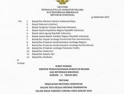Tjahjo Kumolo: Perkuat Prokes Dilingkungan Kantor