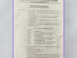 Surat Panggilan KPK Palsu ke DPRD Pesibar