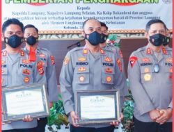 Kapolda Lampung Terima Piagam dari KLHK