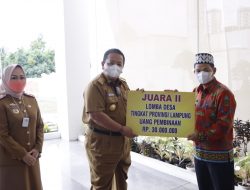 Arinal Djunaidi Serahkan Piagam Kades Berprestasi