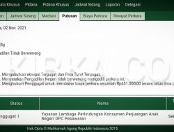 Gugatan YLPKPAN ke Bupati Pesawaran Berakhir