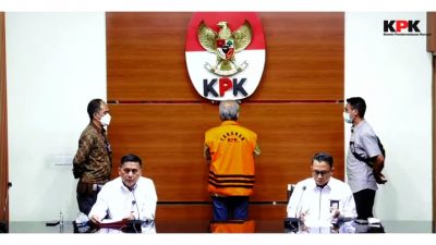 Dono Purwoko Tersangka Korupsi Pembangunan Gedung IPDN