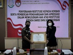 LPSK Beri Apresiasi Kajati Lampung