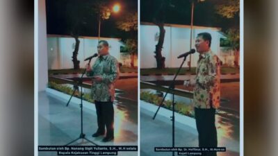 Pisah Sambut Kajati Lampung Digelar di Mahan Agung