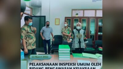 Bidang Intelijen Kejati Lampung Jalani Inspeksi Umum