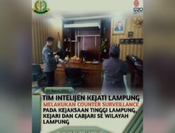 Intelijen Kejati Lampung Diumumkan Lakukan Kegiatan Counter Surveillance