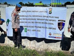 Propam Polda Lampung Buka Aduan Oknum Polisi Main BBM