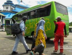 Terminal Rajabasa Didominasi Penumpang Bus AKDP Jelang Lebaran