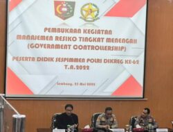 Kompol Alaidin Ikuti Materi Kuliah Manajemen Resiko Sespimmen Polri