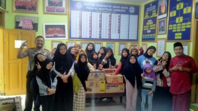 Kompol Alaidin Santuni Anak Yatim di Yayasan Alkautsar Lembang