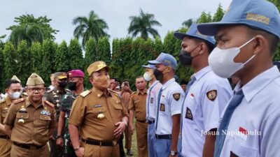 Disdikbud Lampung dan Brigif 4 Marinir Kerja Sama LDK OSIS