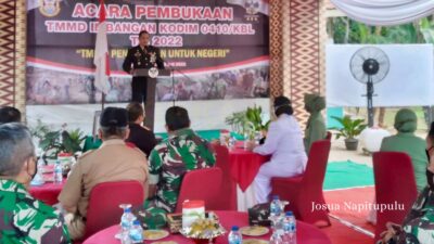 Eva Dwiana Kerahkan Kodim 0410/KBL