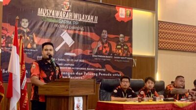 Geovani Lazuardi Terpilih Sebagai Ketua Sapma Pemuda Pancasila Lampung 2022-2025