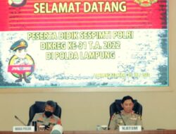 Polda Lampung Terima Kunjungan Serdik Sespimti Polri Dikreg 31