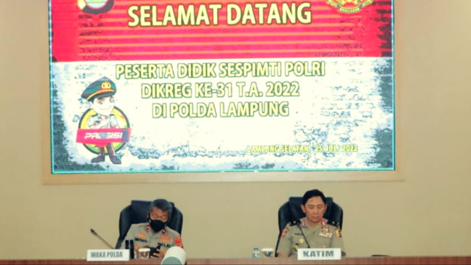 Polda Lampung Terima Kunjungan Serdik Sespimti Polri Dikreg 31