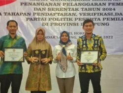 Bawaslu Bandar Lampung Berhasil Raih Dua Penghargaan