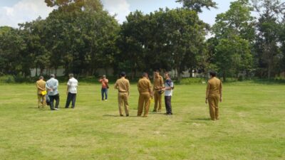 Unila Umumkan Kondisi Pengerjaan Proyek Rehabilitasi Lapangan Sepak Bola
