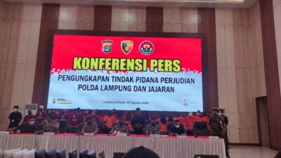 Polda Lampung Tindak Lanjuti Telegram Kabareskrim Soal Berantas Perjudian