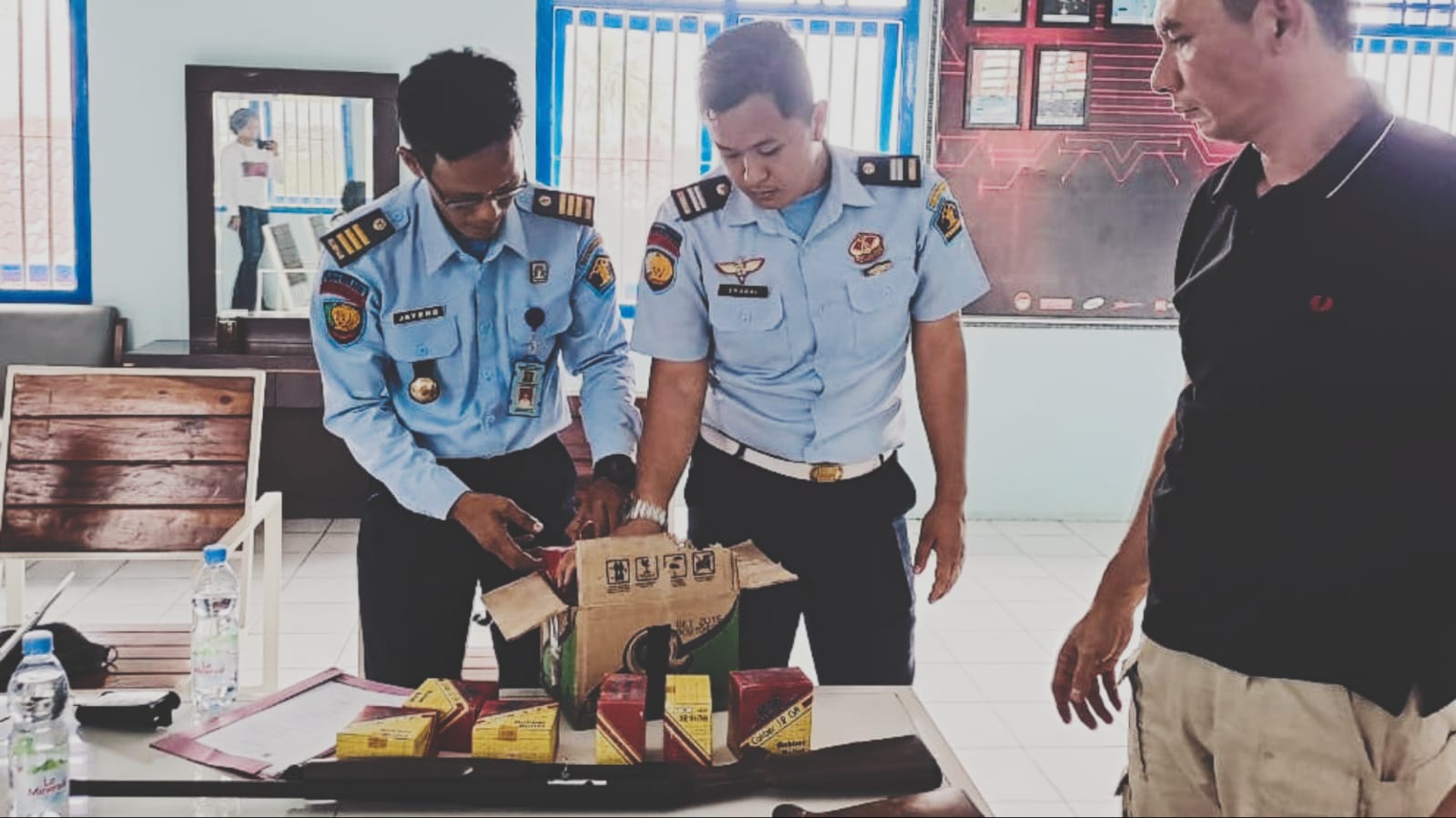 Polda Lampung Cek Senpi di Rutan Kotabumi
