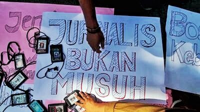 AJI Bandar Lampung dan Forum Asia Kampanye Revisi UU ITE dan RUU KUHP