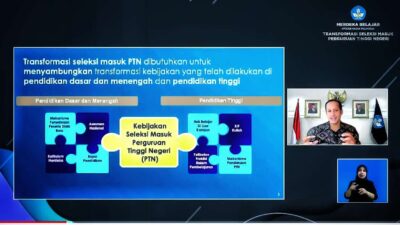 Nadiem Makarim Ungkap Tiga Transformasi Seleksi Masuk PTN