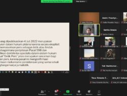 AJI Bandar Lampung Soroti Potensi Kriminalisasi Jurnalis di RUU KUHP
