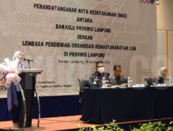 Bawaslu Lampung dan 22 Lembaga Teken MoU Pengawasan Partisipatif